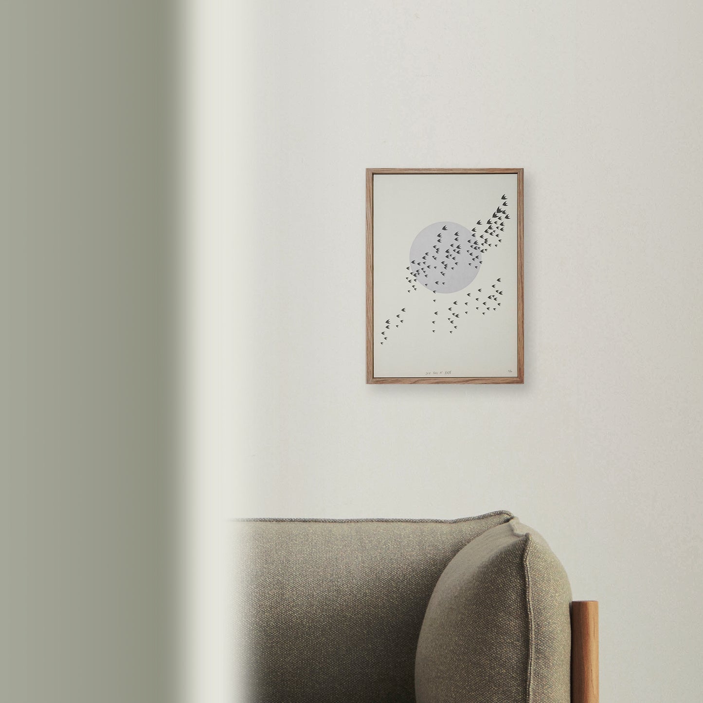 A4 Limited Edition Birds Letterpress Print