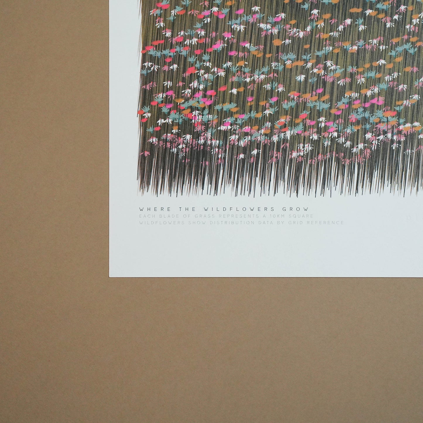 A4 Where The Wildflowers Grow Foiled Print