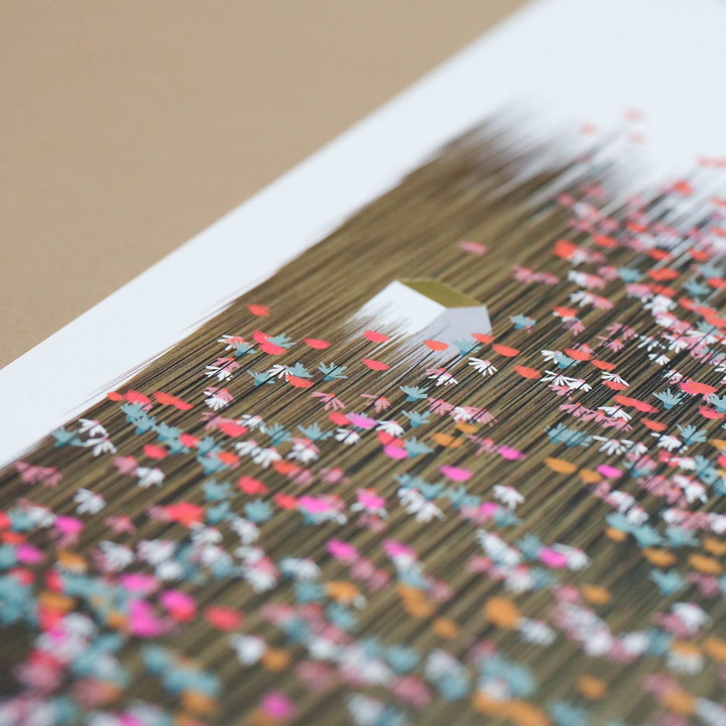 A4 Where The Wildflowers Grow Foiled Print