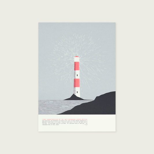 A3 Limited Edition Lighthouse Lithographic Print