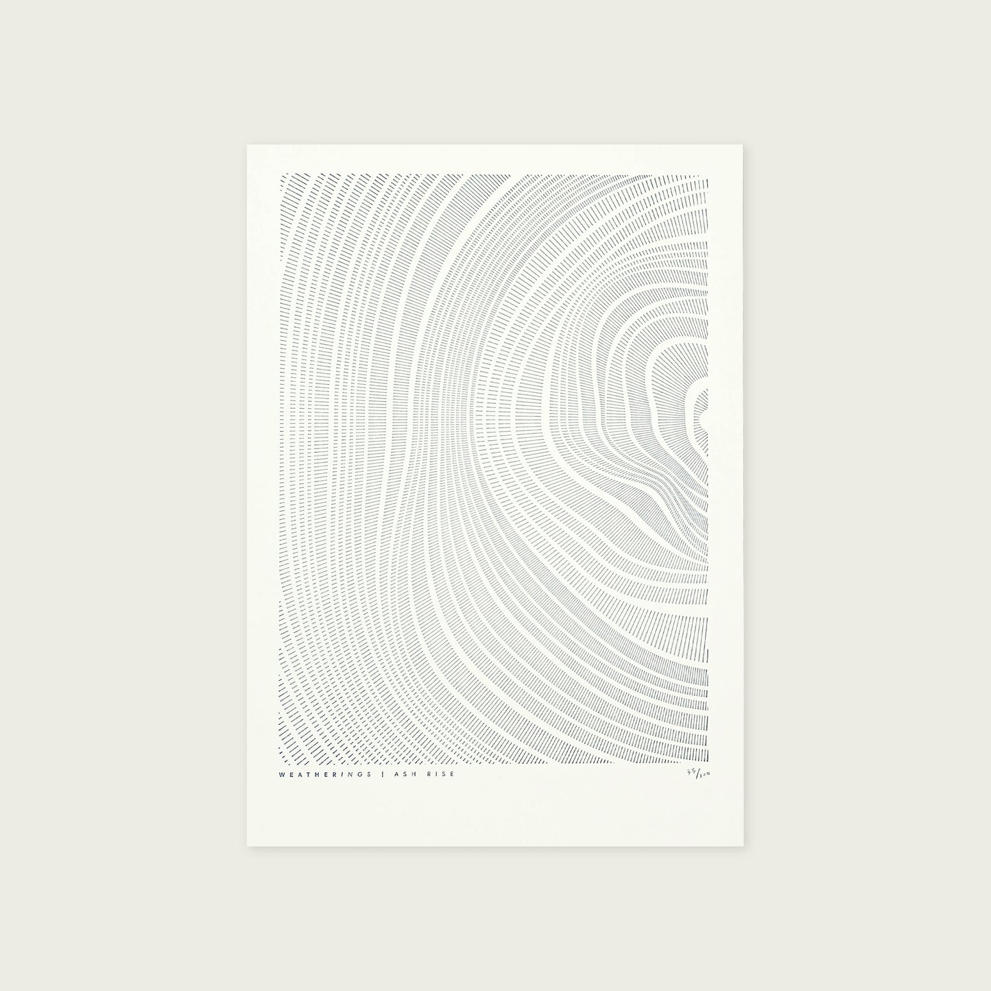 Limited Edition Ash Rise Letterpress Print
