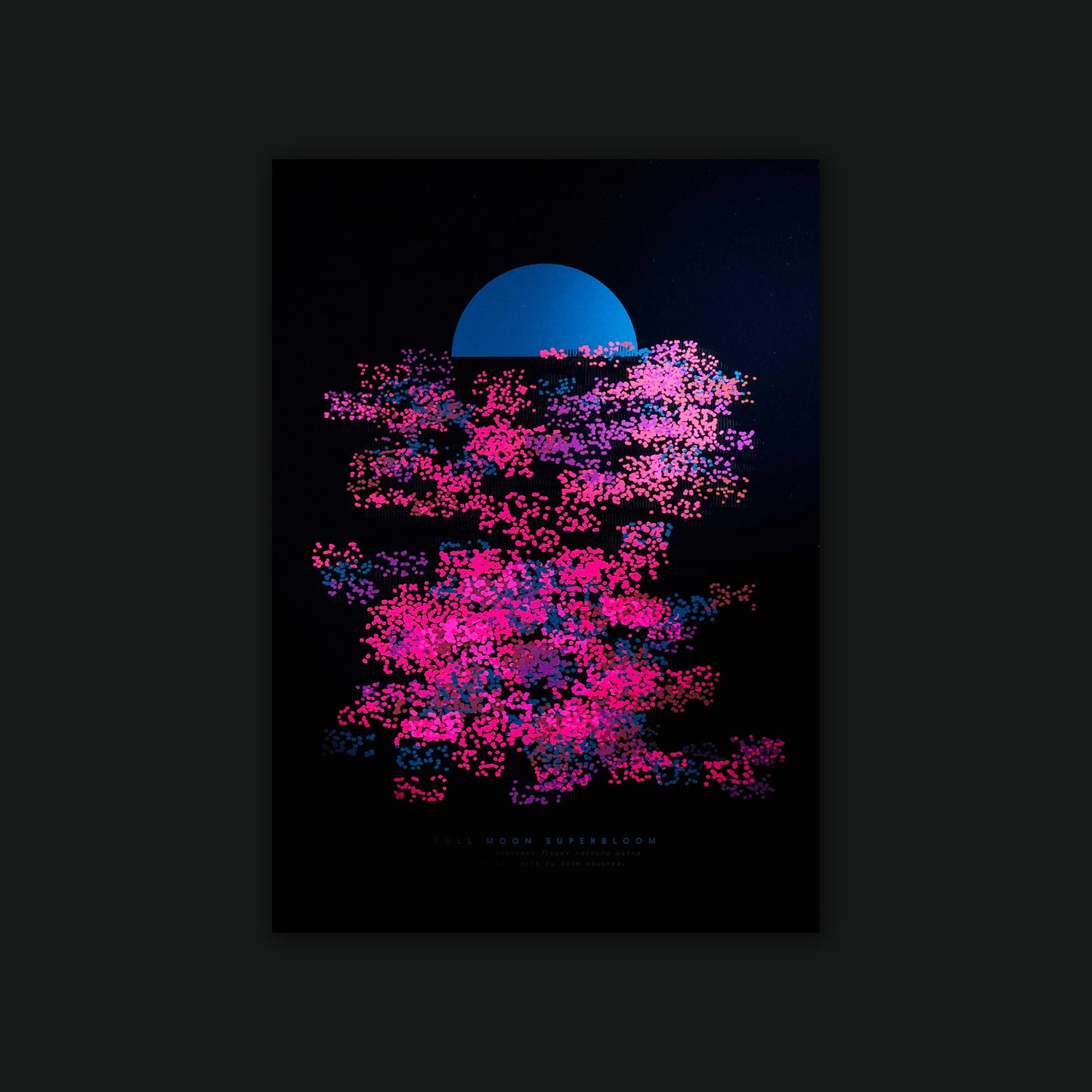 A3 Full Moon Superbloom Print