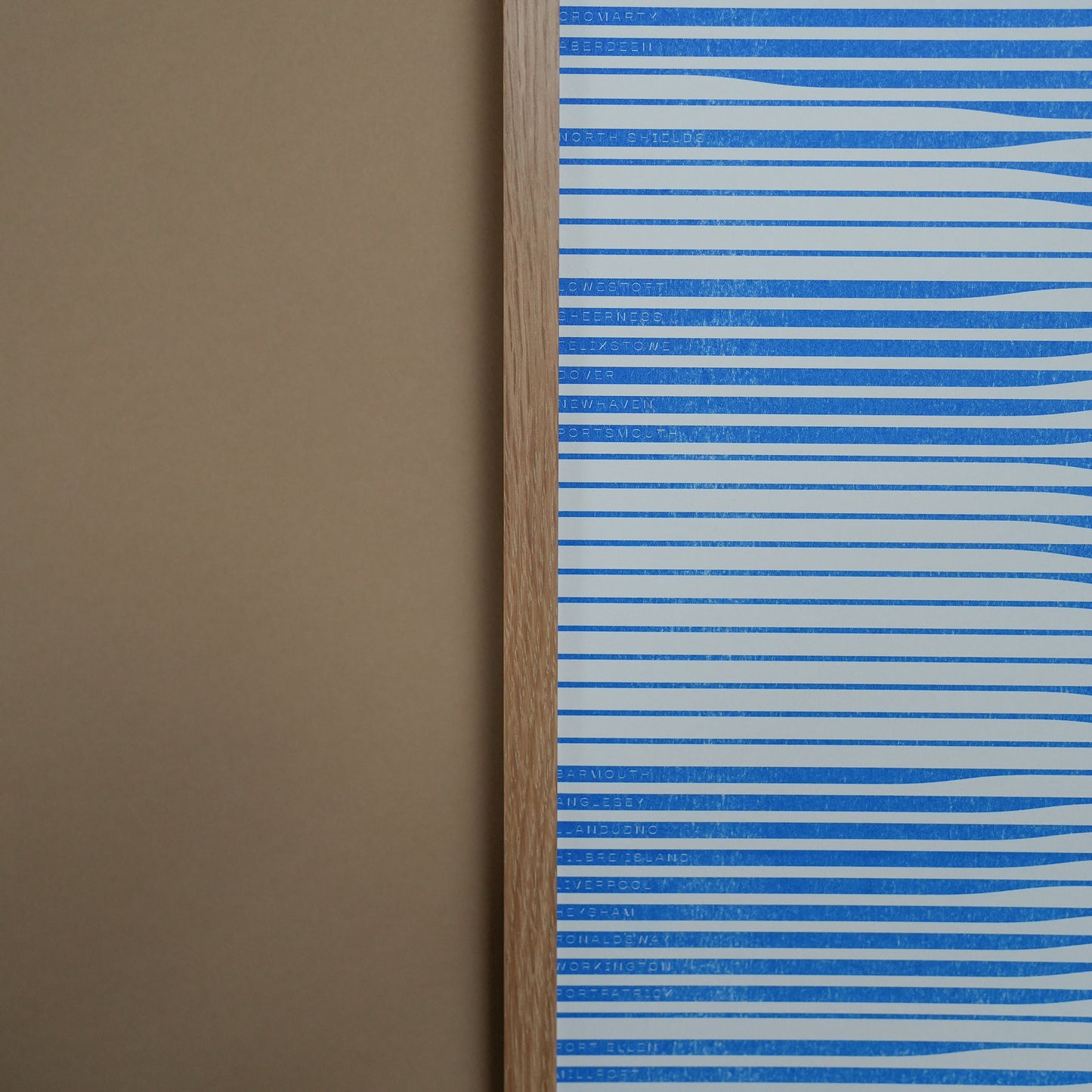 Tidelines Risograph Print