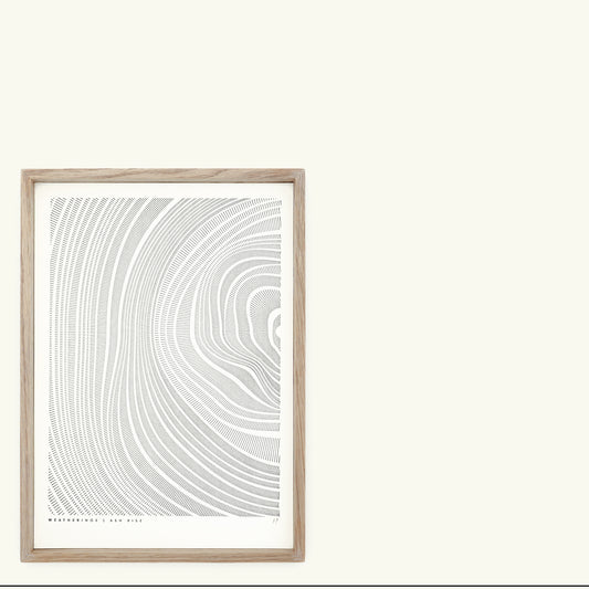 A4 Limited Edition Ash Rise Letterpress Print