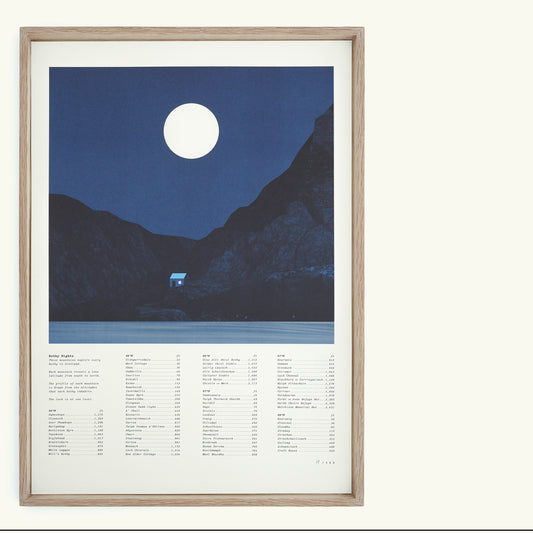 A3 Limited Edition Bothy Nights Litho Print
