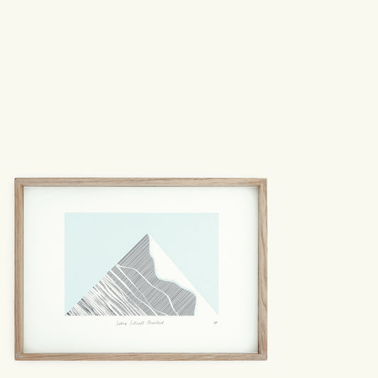 A4 Limited Edition Scottish Munro Screenprint