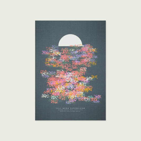 A3 Full Moon Superbloom Print