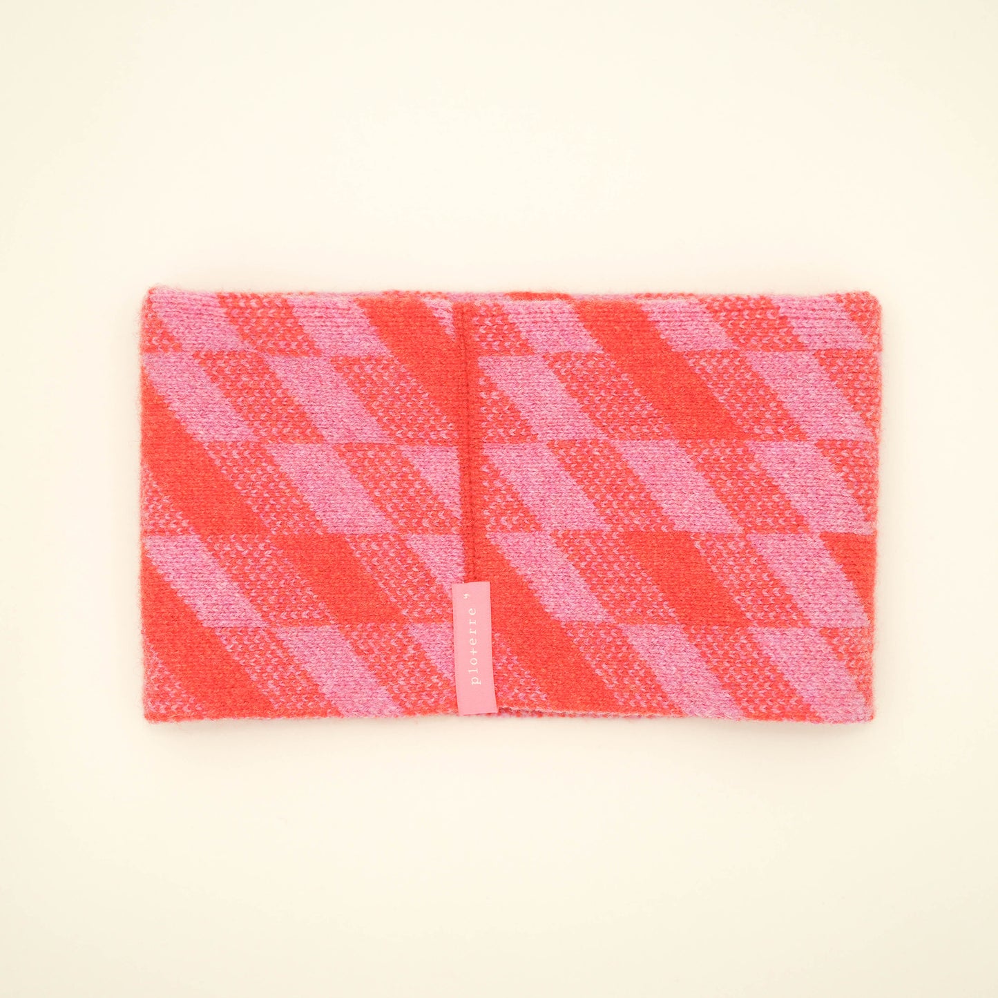 PRE-ORDER. Merino Lambswool Lighthouse Snood. Pink