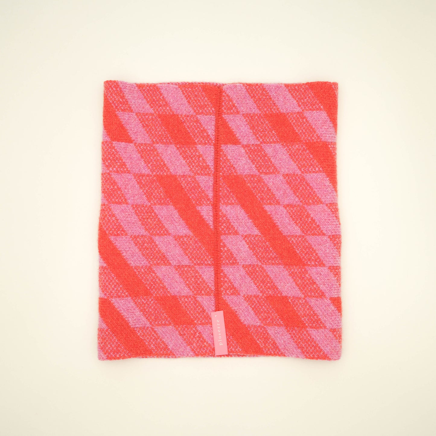 PRE-ORDER. Merino Lambswool Lighthouse Snood. Pink