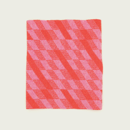 PRE-ORDER. Merino Lambswool Lighthouse Snood. Pink