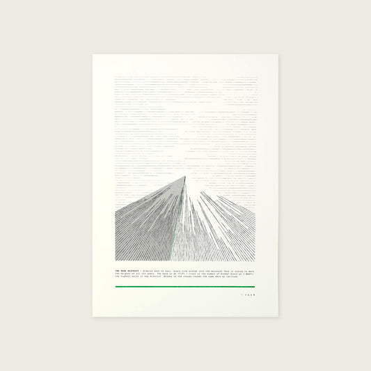 A3 Limited Edition Peak District Risograph Print