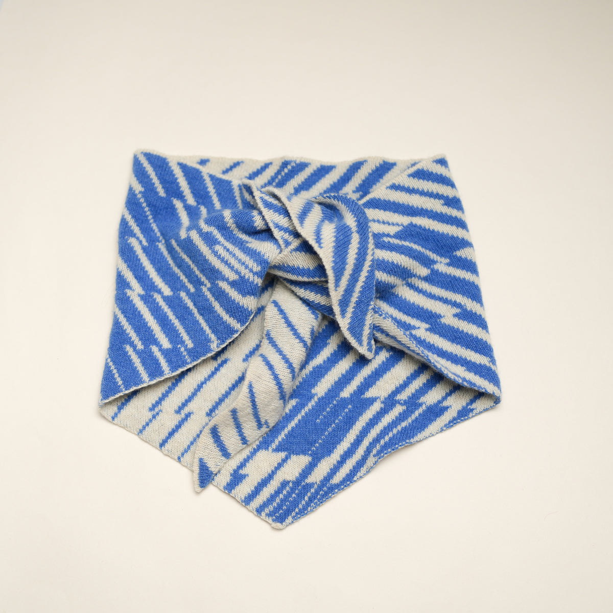 Triangular Merino Lambswool Rain Scarf