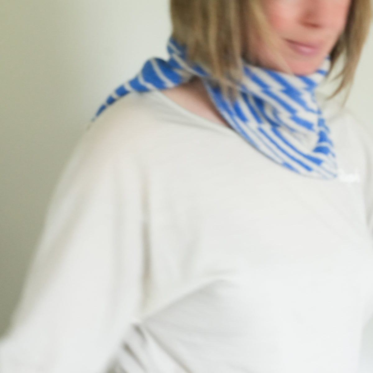 Triangular Merino Lambswool Rain Scarf