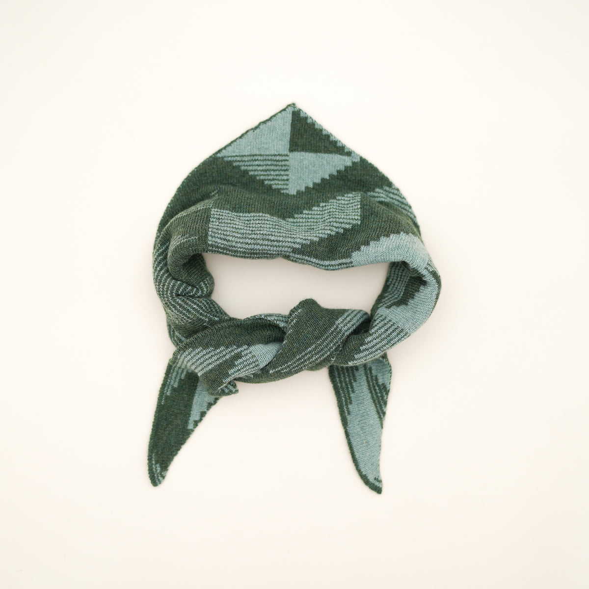 Triangular Merino Lambswool Wind Scarf