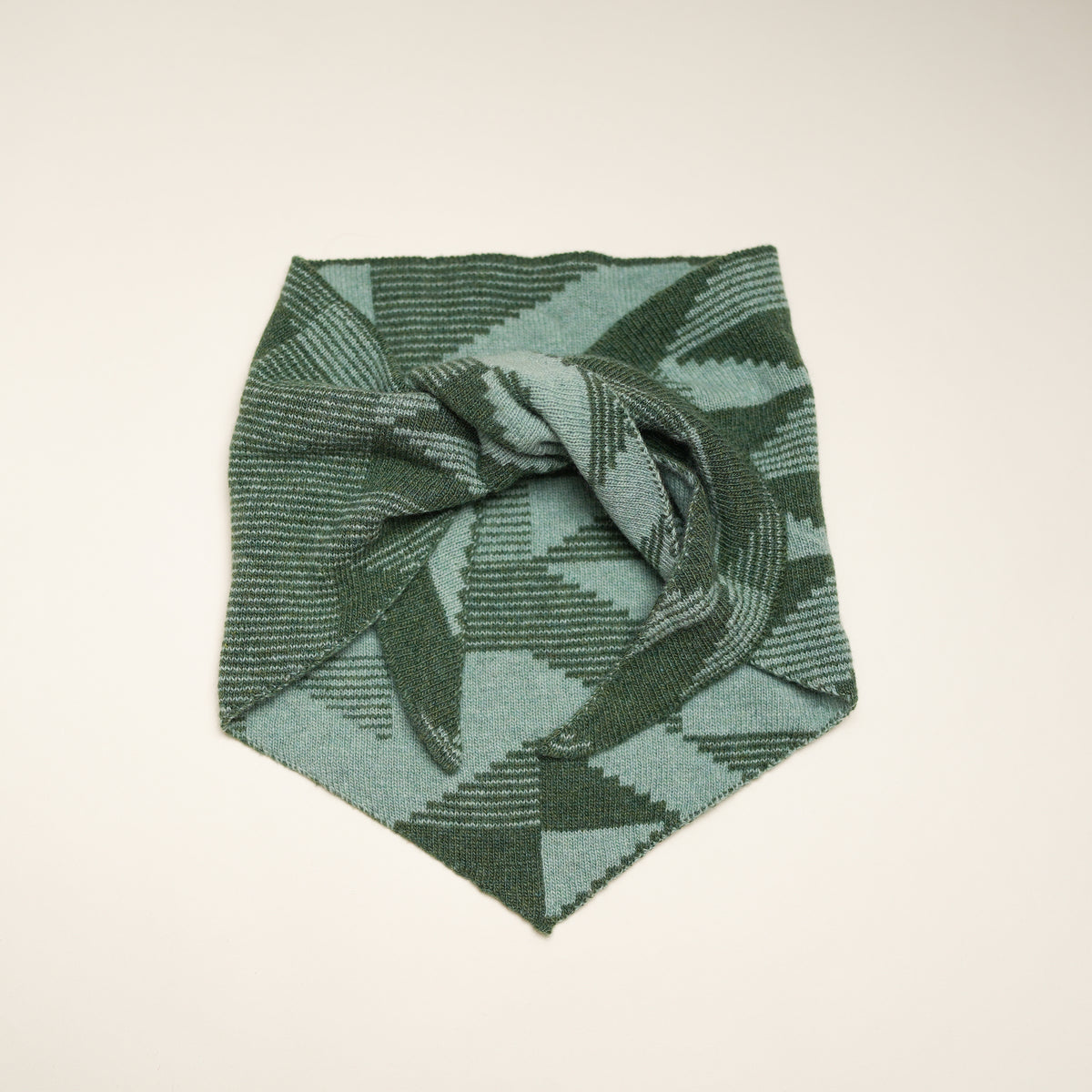 Triangular Merino Lambswool Wind Scarf
