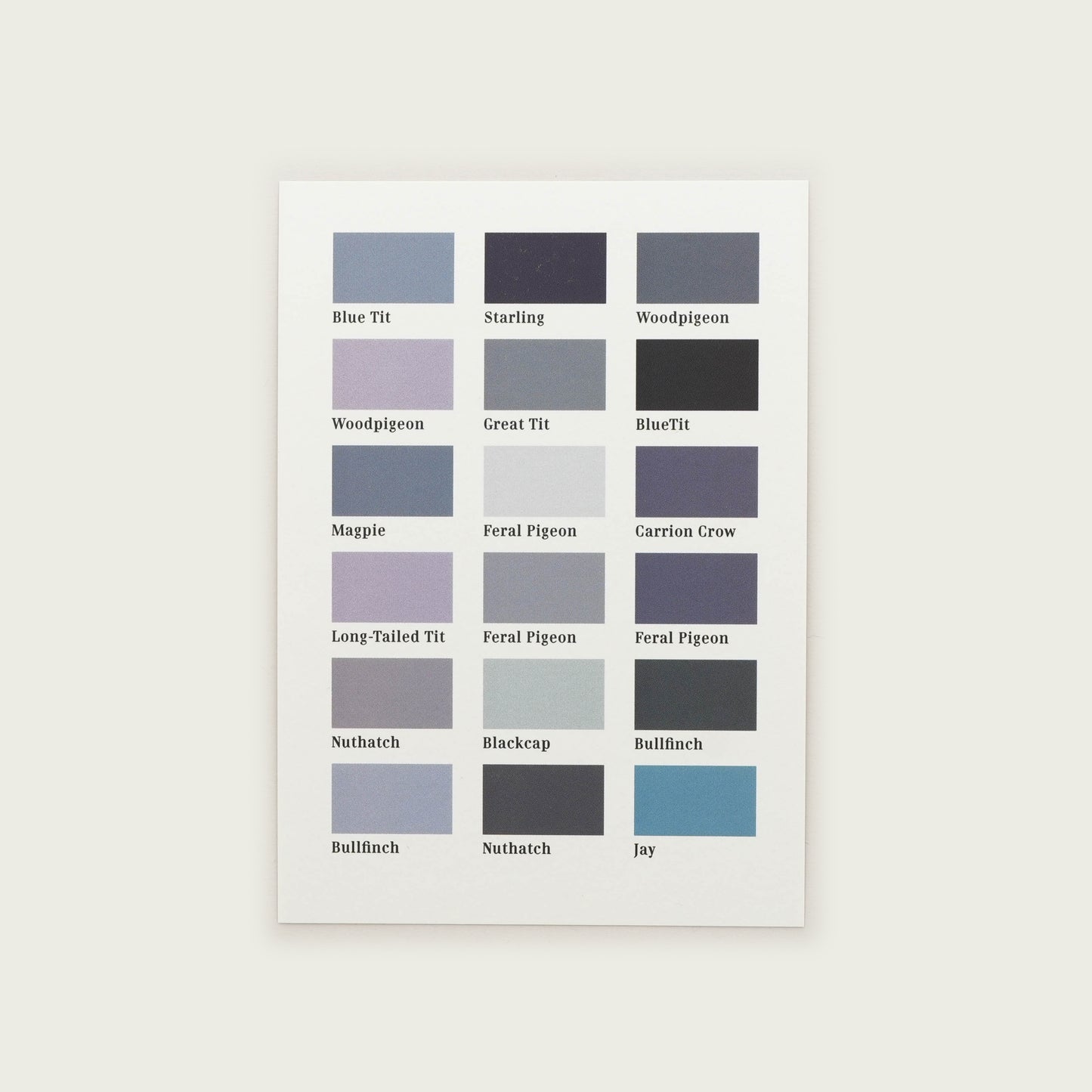 Blue Bird Hues Smallprint