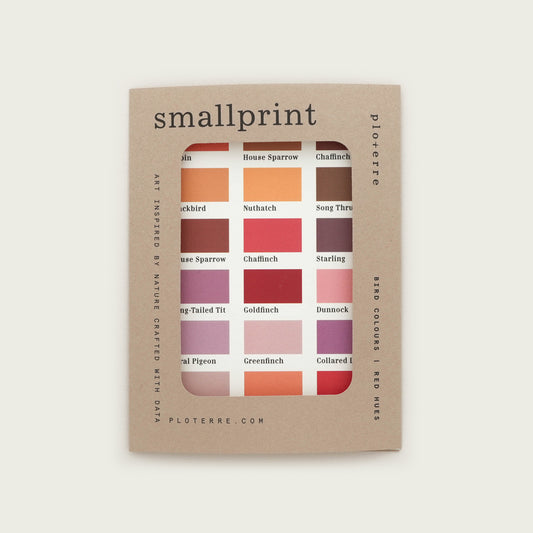 Red Bird Hues Smallprint