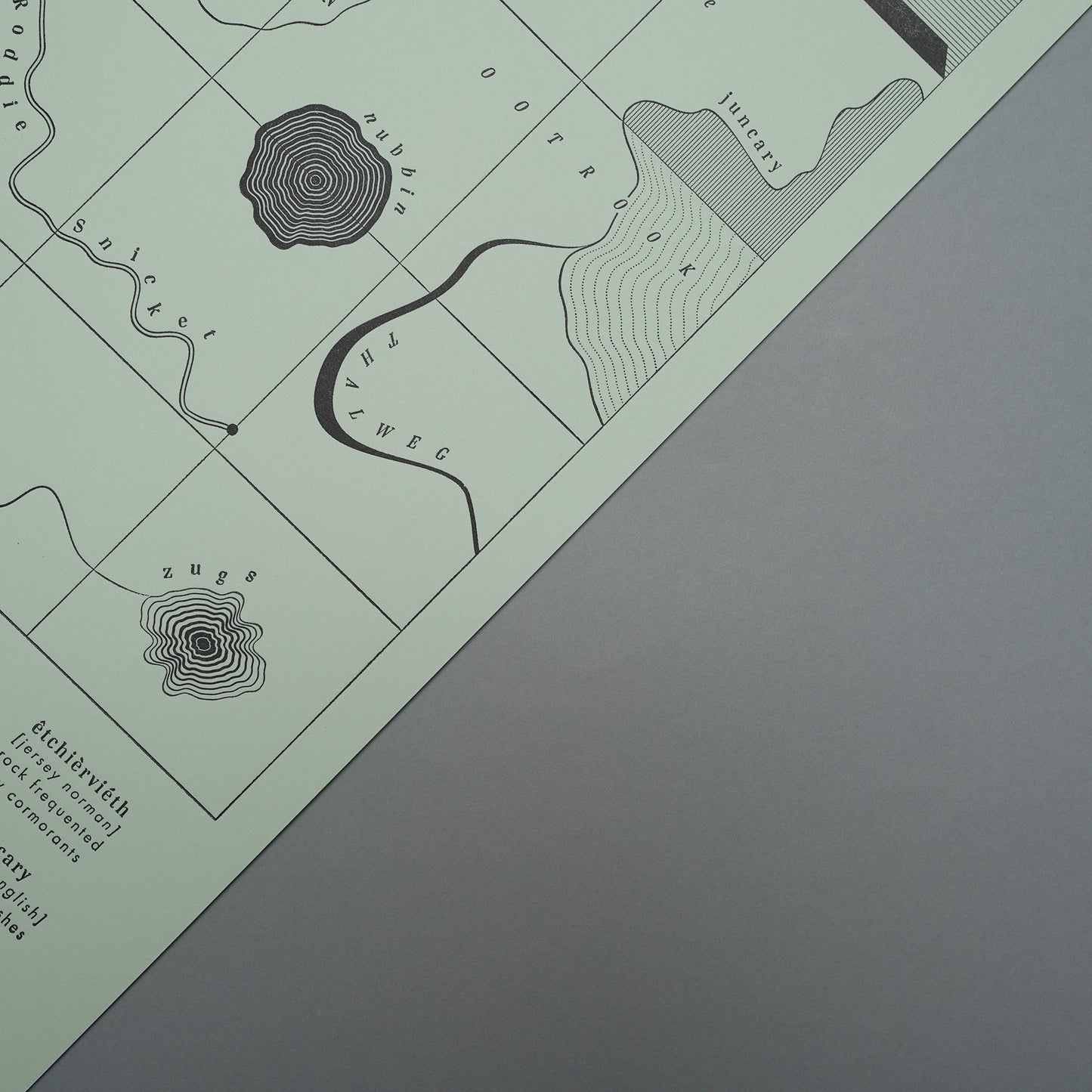 Limited Edition Wordmarks Letterpress Print