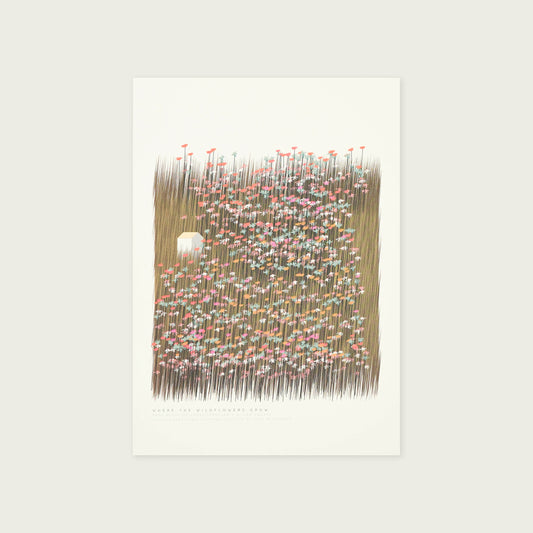 Where The Wildflowers Grow Print